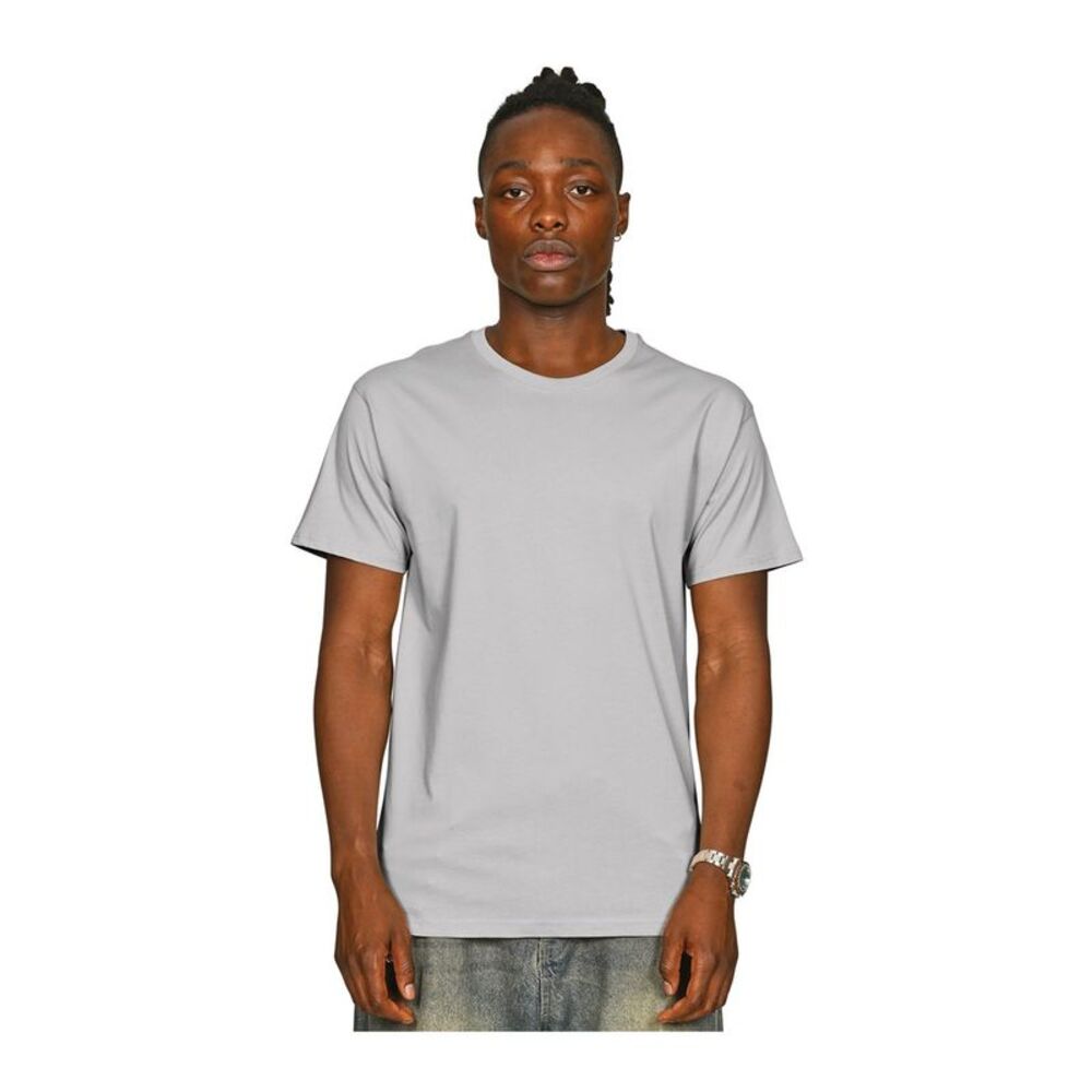 Casual Classics Unisex Adult Supreme Combed T-Shirt / Lunar Gray